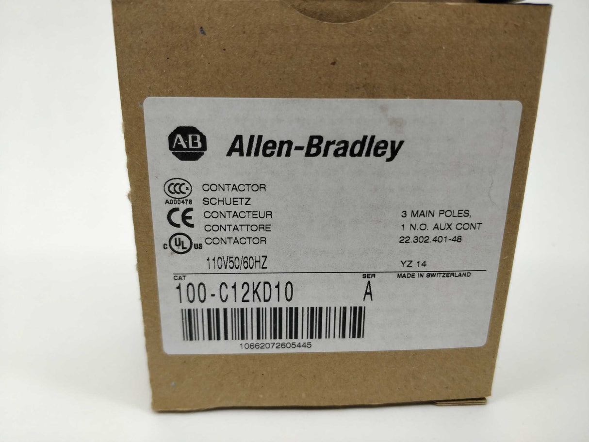 AB 100-C12KD10 CONTACTOR SER A. 110VAC