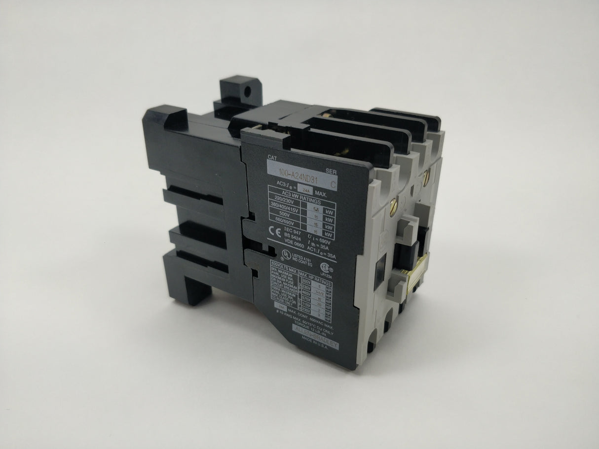 AB 100-A24ND31 AC CONTACTOR SER C. 110VAC