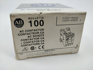 AB 100-A24ND31 AC CONTACTOR SER C. 110VAC