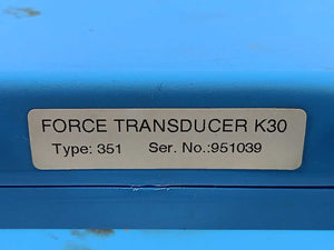 HUGO SACHS ELEKTRONIK 351 K30 Force Displacement Transducer
