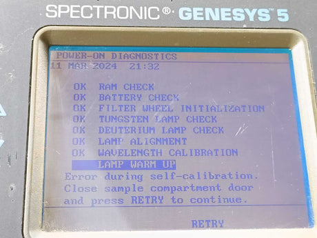 Spectronic Instruments 3360080 GENESYS 5 SPECTRONIC SPECTROPHOTOMETER