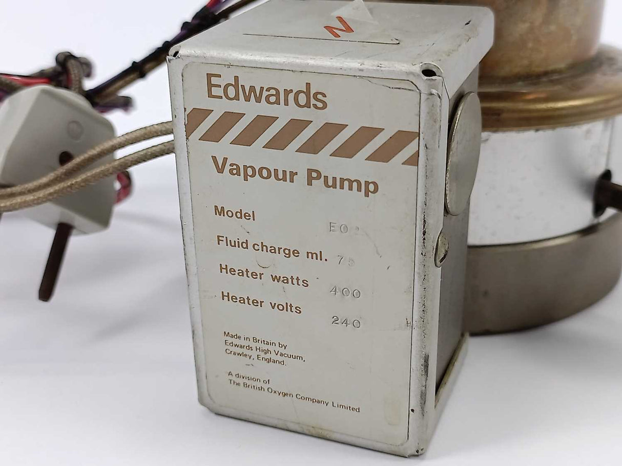 Edwards E02 Diffusion Vapour Pump