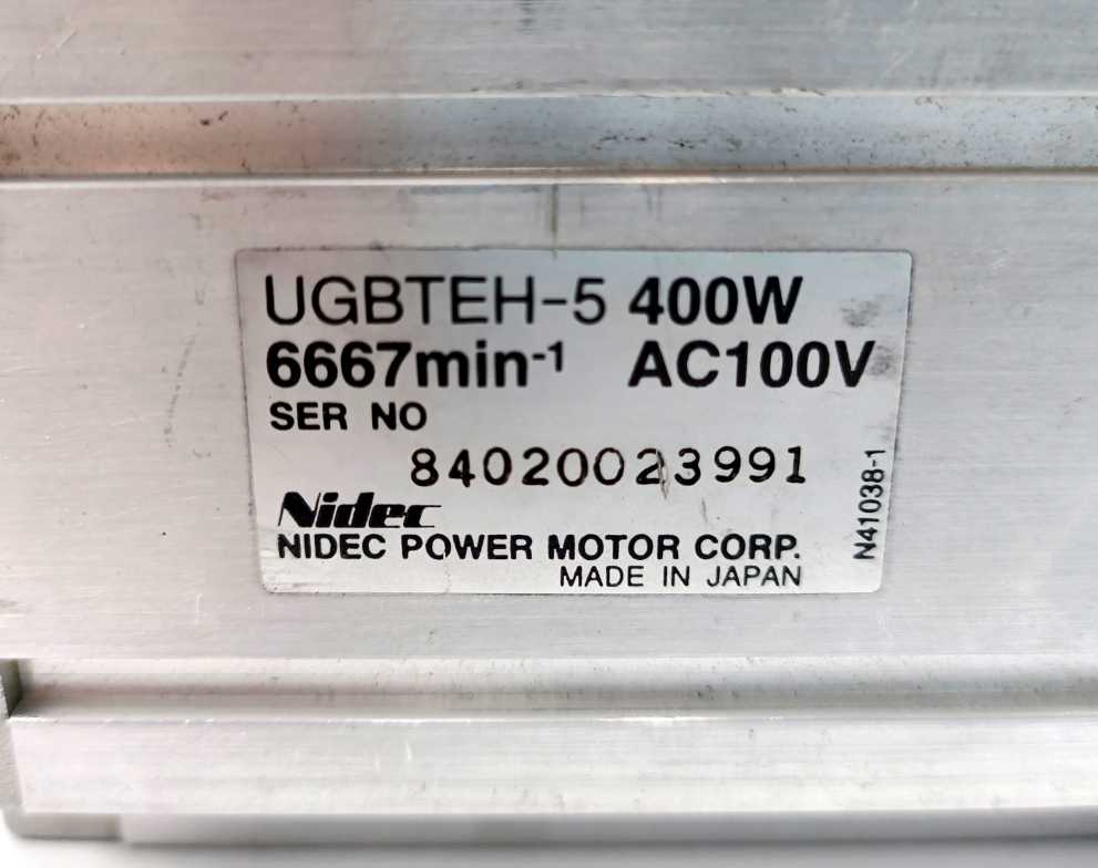 NIDEC UGBTEH-5 Motor 400W AC100V