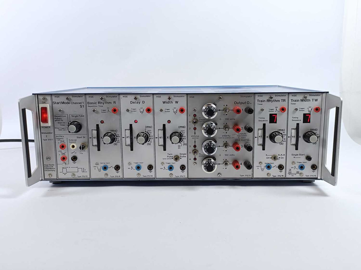 HSE HUGO SACHS ELEKTRONIK 215/I Biomedical Tissue Electrical pulse stimulator