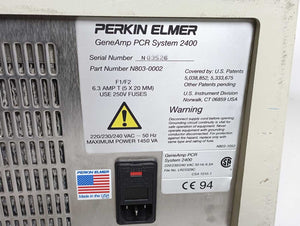 Perkin-Elmer N803-0002 GeneAmp PCR System 2400