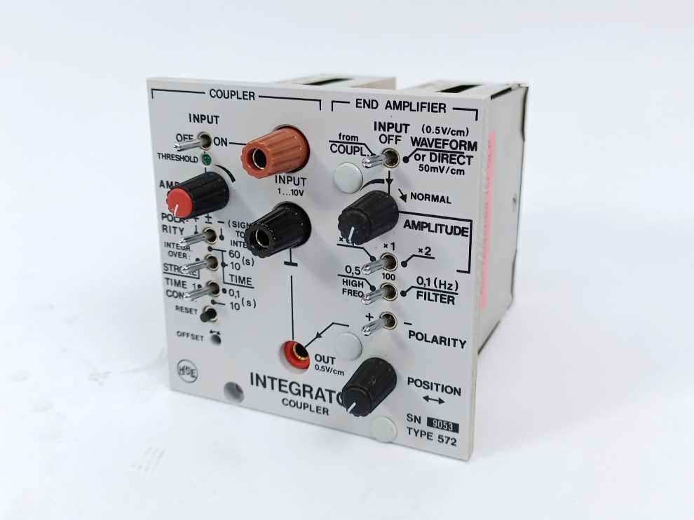 HUGO SACHS ELEKTRONIK 572 Integrator Coupler