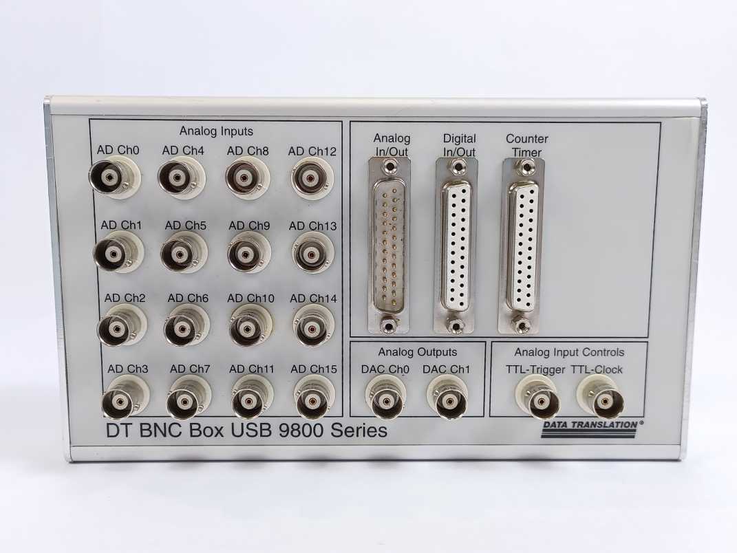 Data Translation 18828 DT9804-I-BNC-16SE DT BNC Box USB 9800