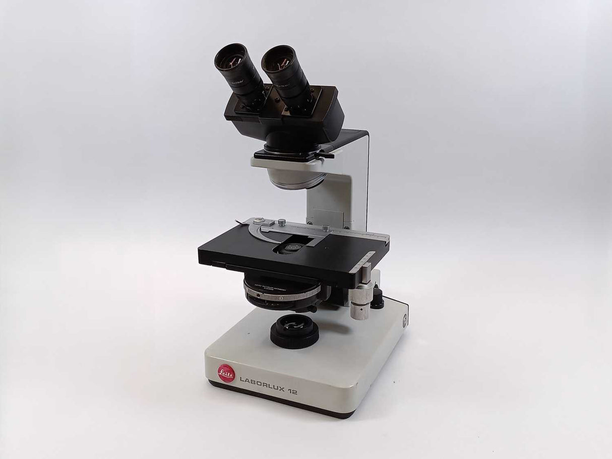 Leitz 020-435.025 Laborlux 12 Microscope, No optics w/ Periplan 10x/18