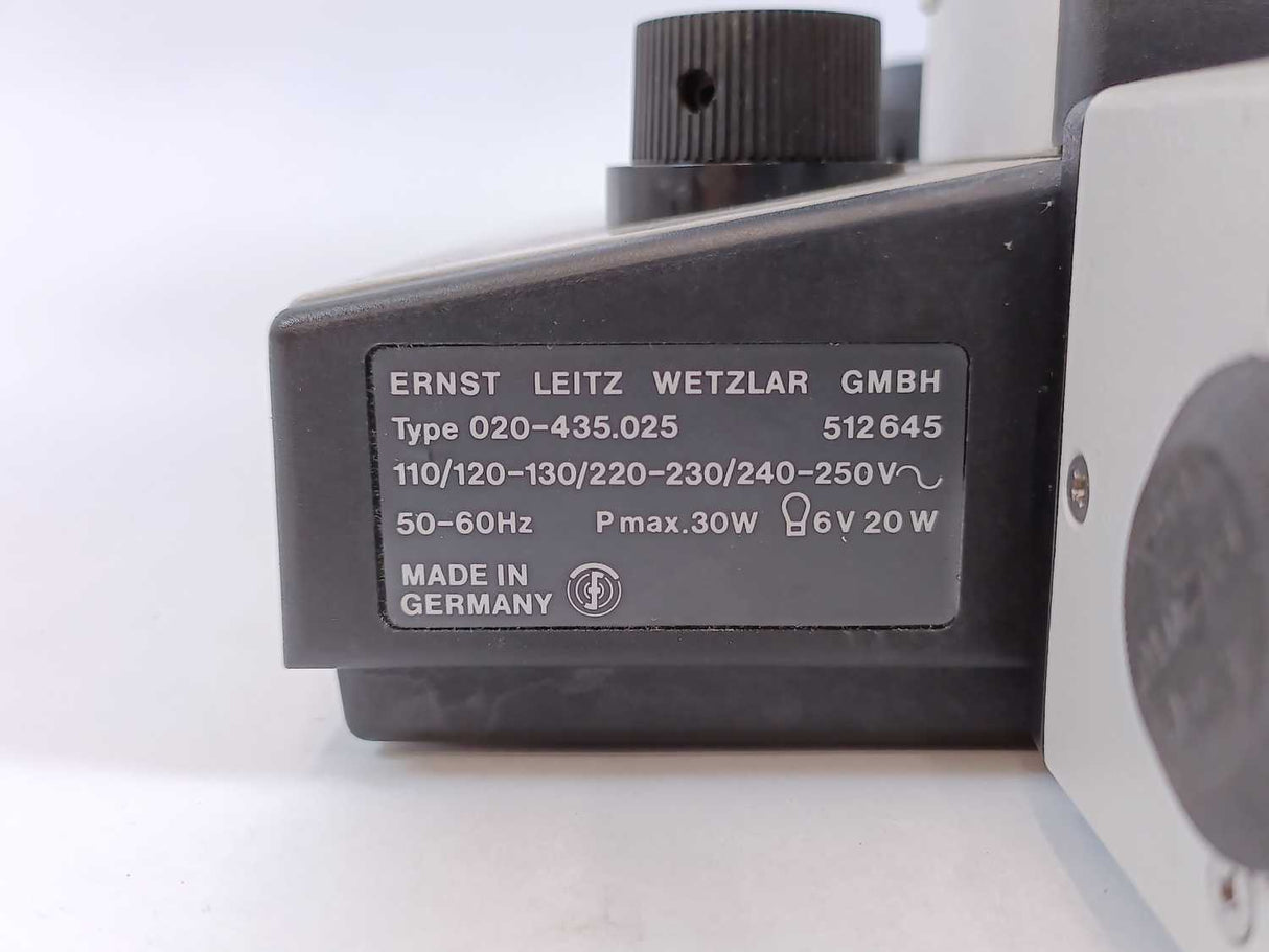 Leitz 020-435.025 Laborlux 12 Microscope, No optics w/ Periplan 10x/18
