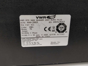 VWR 3500 Orbital Shaker Cat. no. 444-2903