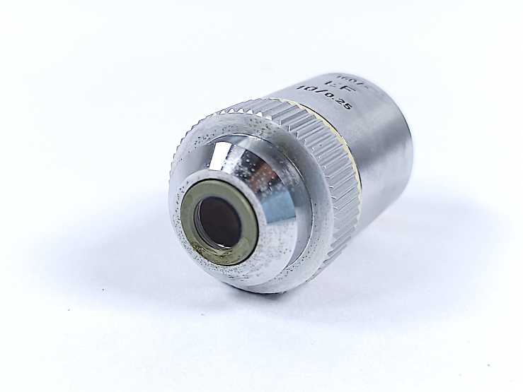 Leitz Wetzlar 519760 160/- EF 10/0.25 Microscope Lens Objective