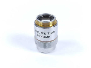 Leitz Wetzlar 160/- PL 2.5/0.08 Microscope Lens Objective