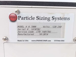PSS A 7000 Entegris Liquid Particle Counter System