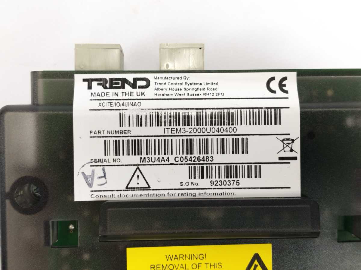 TREND ITEM3-2000U040400 XCITE/IO/4UI/4AO