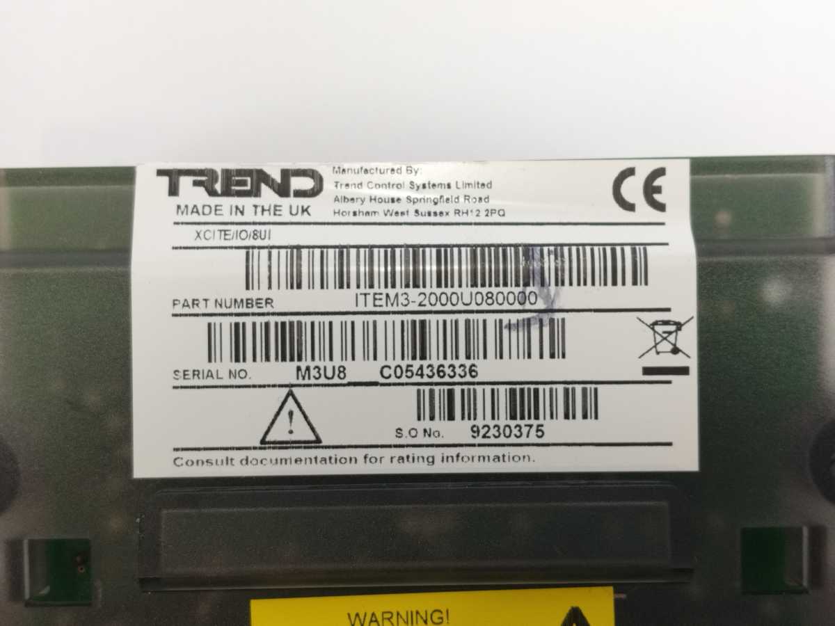 TREND ITEM3-2000U008000 XCITE/IO/8DI