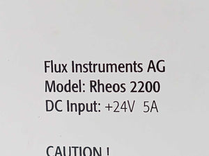 Flux Instruments Rheos 2200 2000 Quartenary Pump