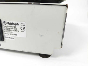 Heidolph 544-41200-00 Rotamax 120 Platform Shaker For Parts, stops before timer