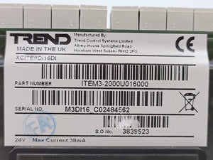 TREND ITEM3-2000U016000 XCITE/IO/16DI Input Module