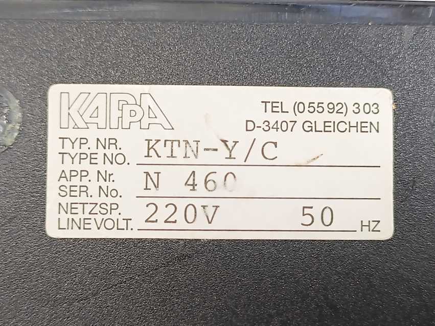 KAPPA KTN-Y/C N460 Power Supply and Interface Box