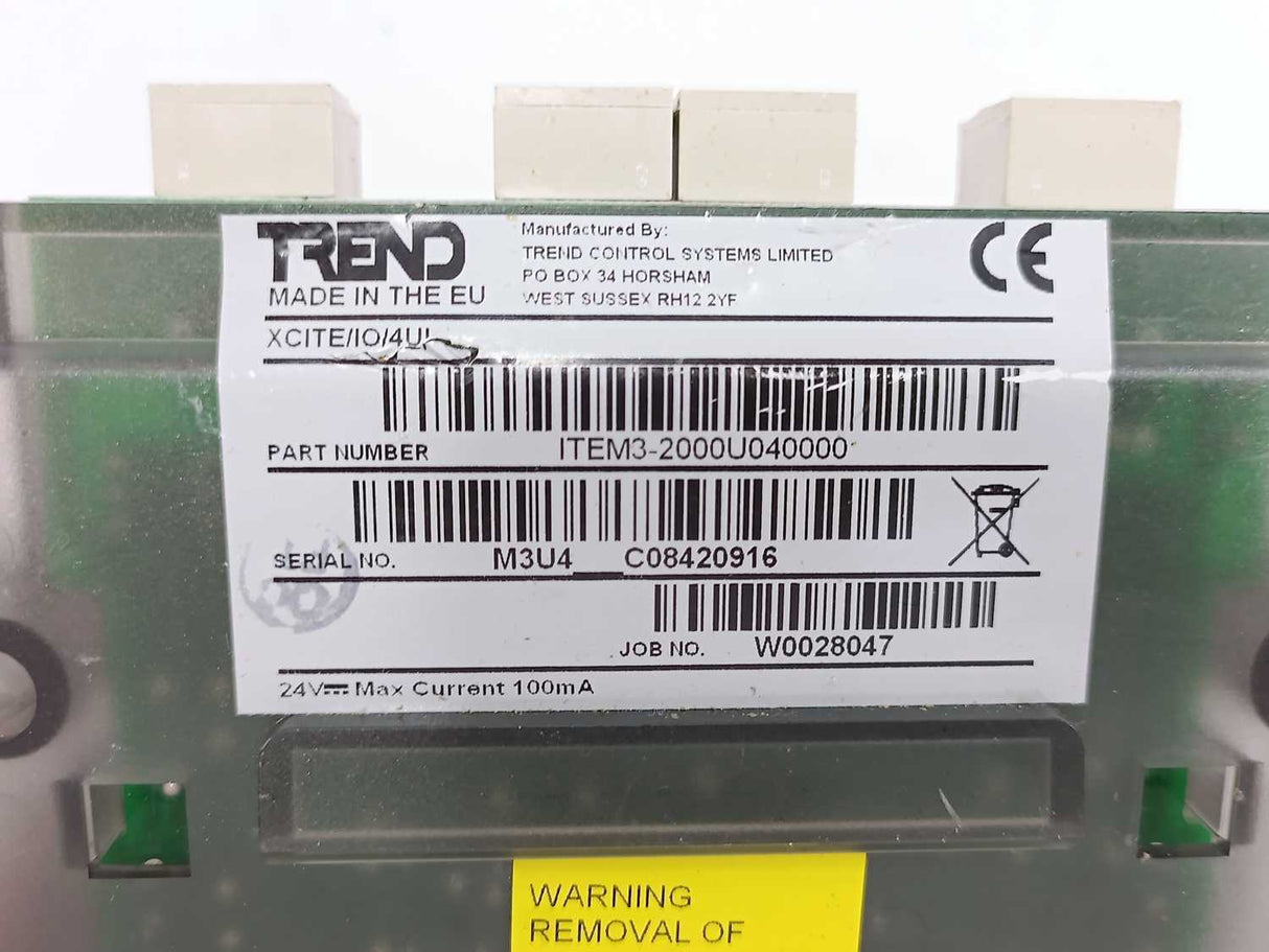 TREND XCITE/IO/4UI 4-channel Universal Input Expansion Module
