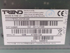 TREND IQ3XCITE/96/LAN/100-240 96 Point Controller