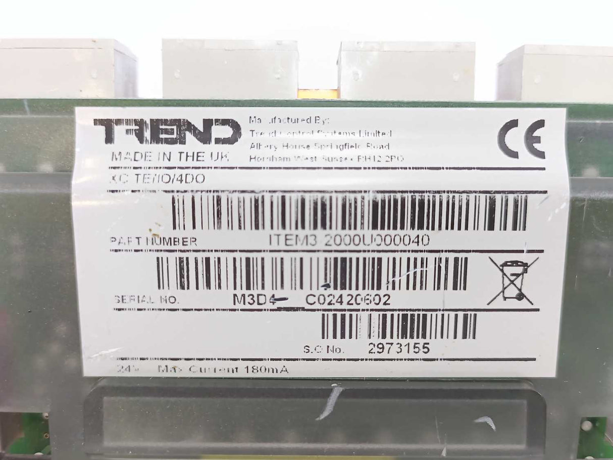 TREND XCITED/IO/4DO 4-channel Digital Output Expansion Module