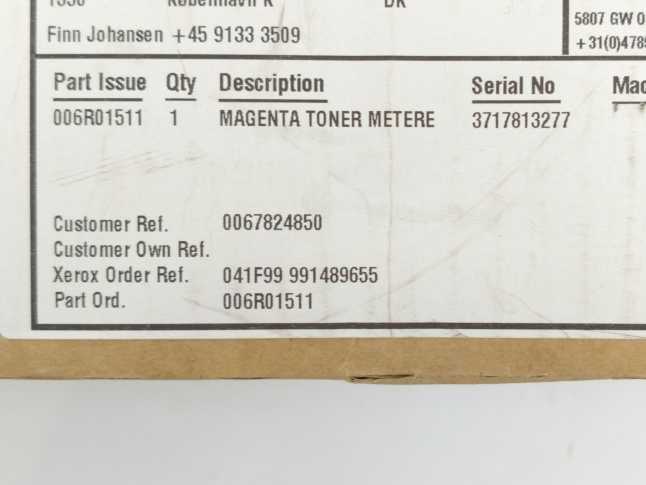 Xerox 006R01511 Magenta Toner