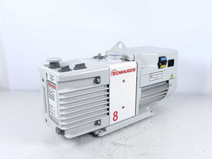 Edwards A65401906 RV8 Dual Stage Rotary Vane Vacuum Pump, 115V 1PH 50/60Hz