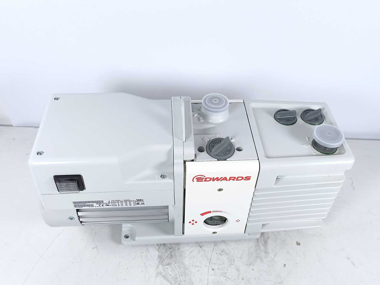 Edwards A65401906 RV8 Dual Stage Rotary Vane Vacuum Pump, 115V 1PH 50/60Hz