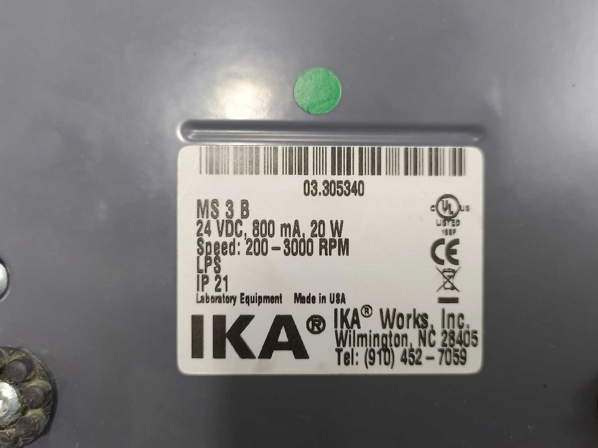 IKA 03.305340 MS 3 B Magnetic Stirrer