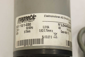 Magnetic Elektromotoren AG SEY 10/1-030 SEY 10/1-030 Linear Actuator