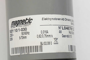 Magnetic Elektromotoren AG SEY 10/1-030 SEY 10/1-030 Linear Actuator