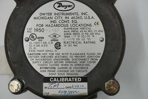 Dwyer 1950-1-6F Series 1950 Differential Pressure Switch 1950-1-6F