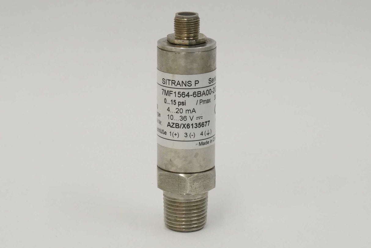 Siemens 7MF1564-6BA00-2GA1 SITRANS P Series Pressure Transmitter