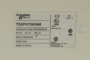 Schneider Electric TSXP572634M Unity Processor with TSXMRPP384K Memory Card