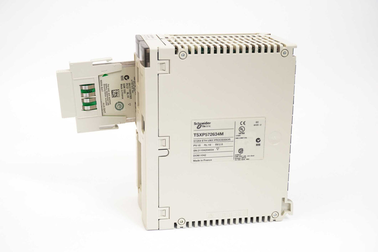 Schneider Electric TSXP572634M Unity Processor with TSXMRPP384K Memory Card