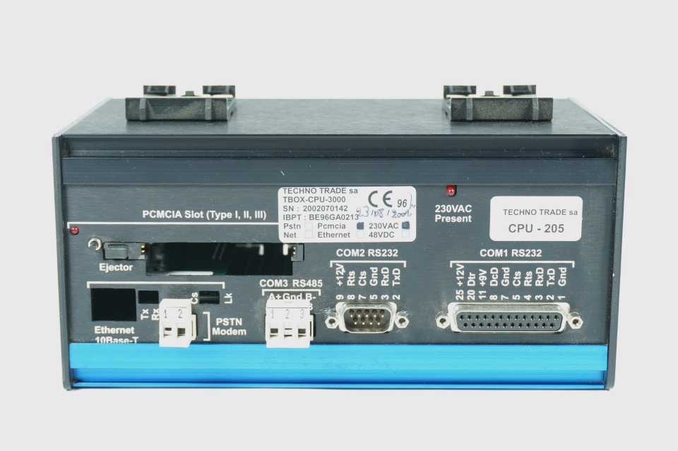 Techno Trade sa TBOX-CPU-3000 CPU-205 TBox Internet Telecontrol System