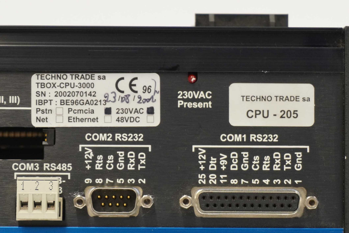 Techno Trade sa TBOX-CPU-3000 CPU-205 TBox Internet Telecontrol System