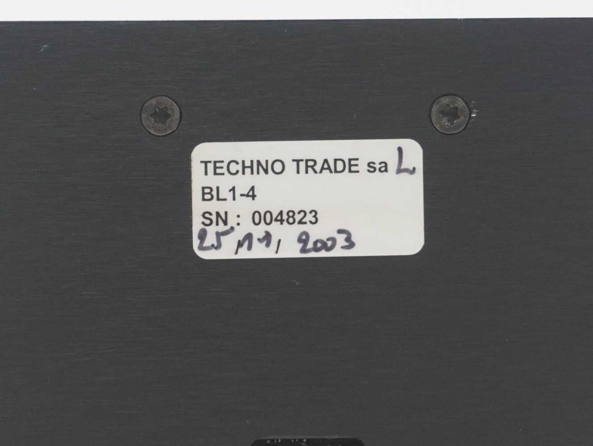 Techno Trade sa BL1-4 TBOX BL1-4 Expansion Chassis / Bus Rack for TBox Telemetry