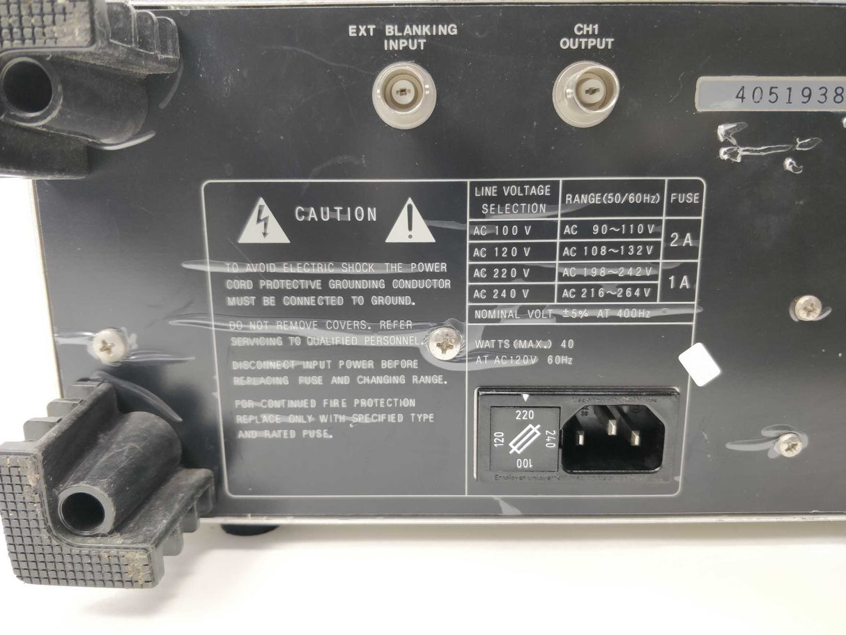 Hitachi Denshi V-252 20MHz Oscilloscope