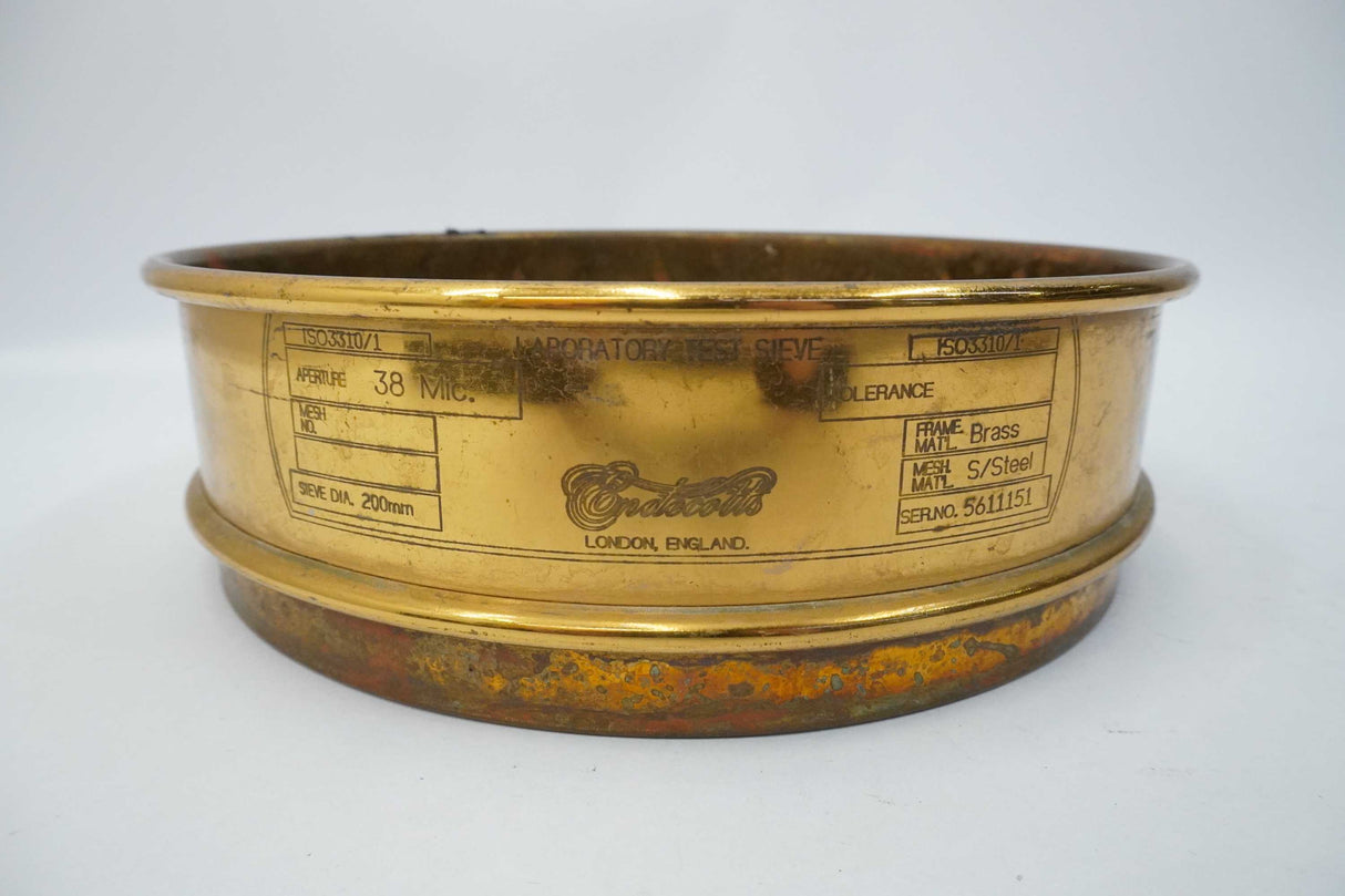 Endecotts ASTM E11 Laboratory Test Sieve 38µm