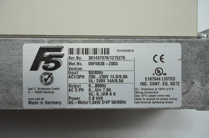 Keb 09F5B3B-Z003 F5 AC Drive 1.5kW
