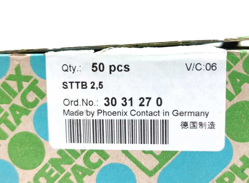 Phoenix Contact 3031270 STTB 2,5 Double-level 50 Pcs,