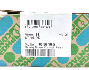 Phoenix Contact 3036165 ST 16-PE Protective 25 Pcs,