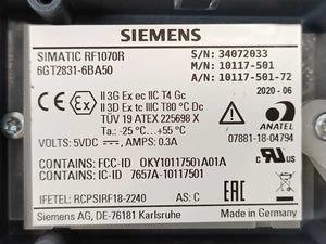 Siemens 6GTT2831-6BA50 SIMATIC RF1070R Access control reader