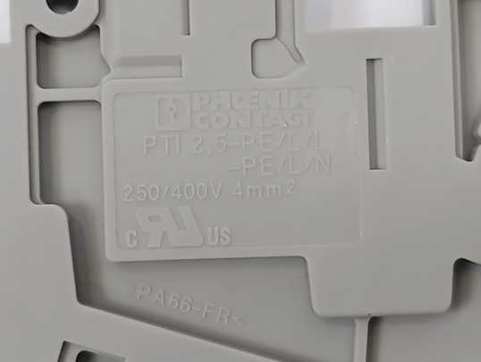 Phoenix Contact 3213950 PTI 2,5-PE/L/N Installation protective conductor x50pcs
