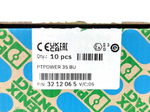 Phoenix Contact 3212065 PTPOWER 35 BU High-current terminal block x10pcs
