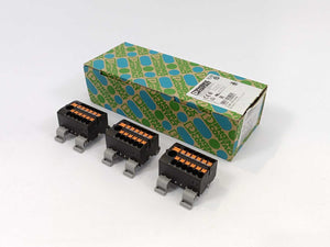 Phoenix Contact 3273234 PTFIX 6/12X2,5-NS35A BK Distribution block x 8Pcs