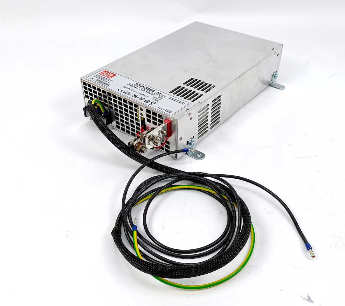 Mean Well RSP-3000-24 PSU, IN: 200-240VAC 20 A, 50/60Hz, OUT: +24V, 125A