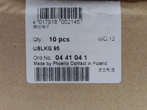 Phoenix Contact 0441041 Protective conductor terminal block USLKG 95 10 Pcs.